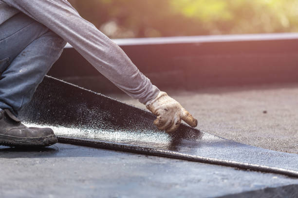 Professional Crawl Space Encapsulation technician working in Man, WV